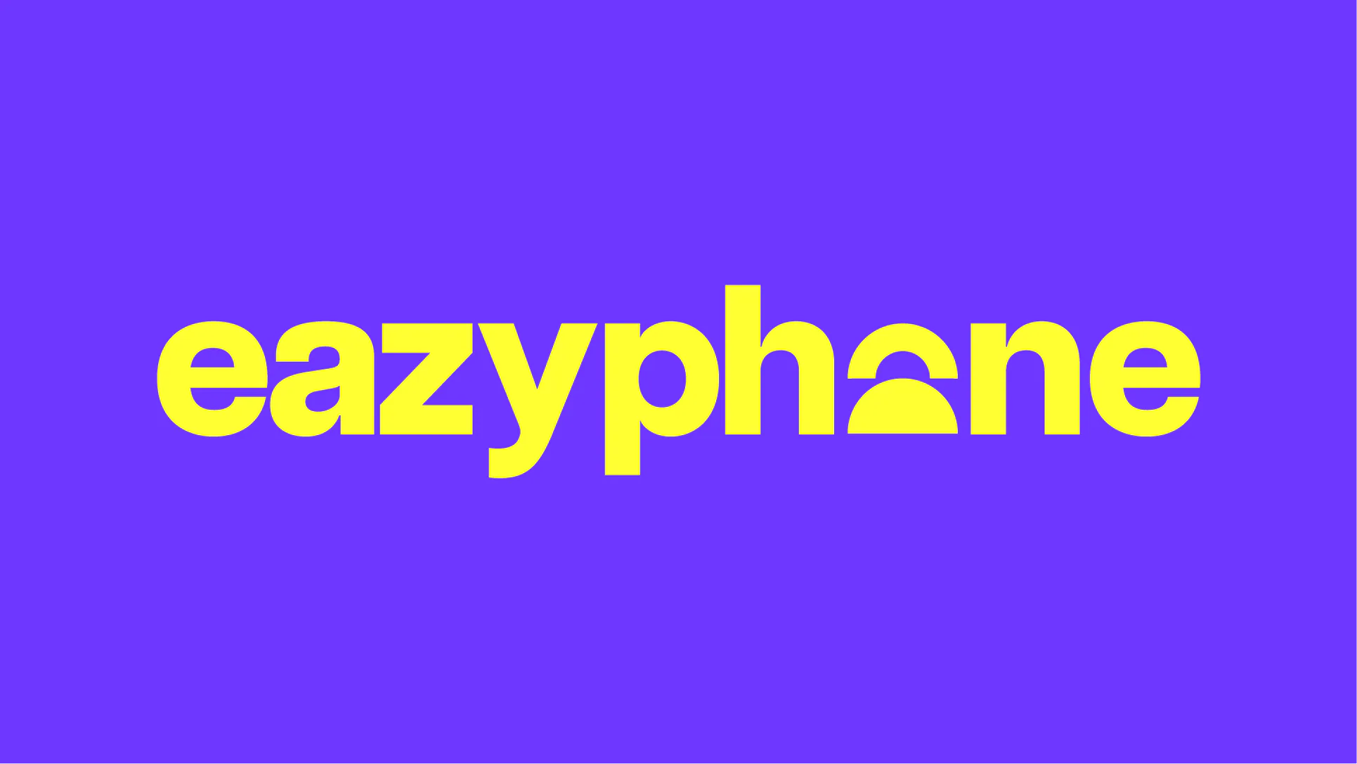 Eazy Phone wordmark construction and clearspace guidelines