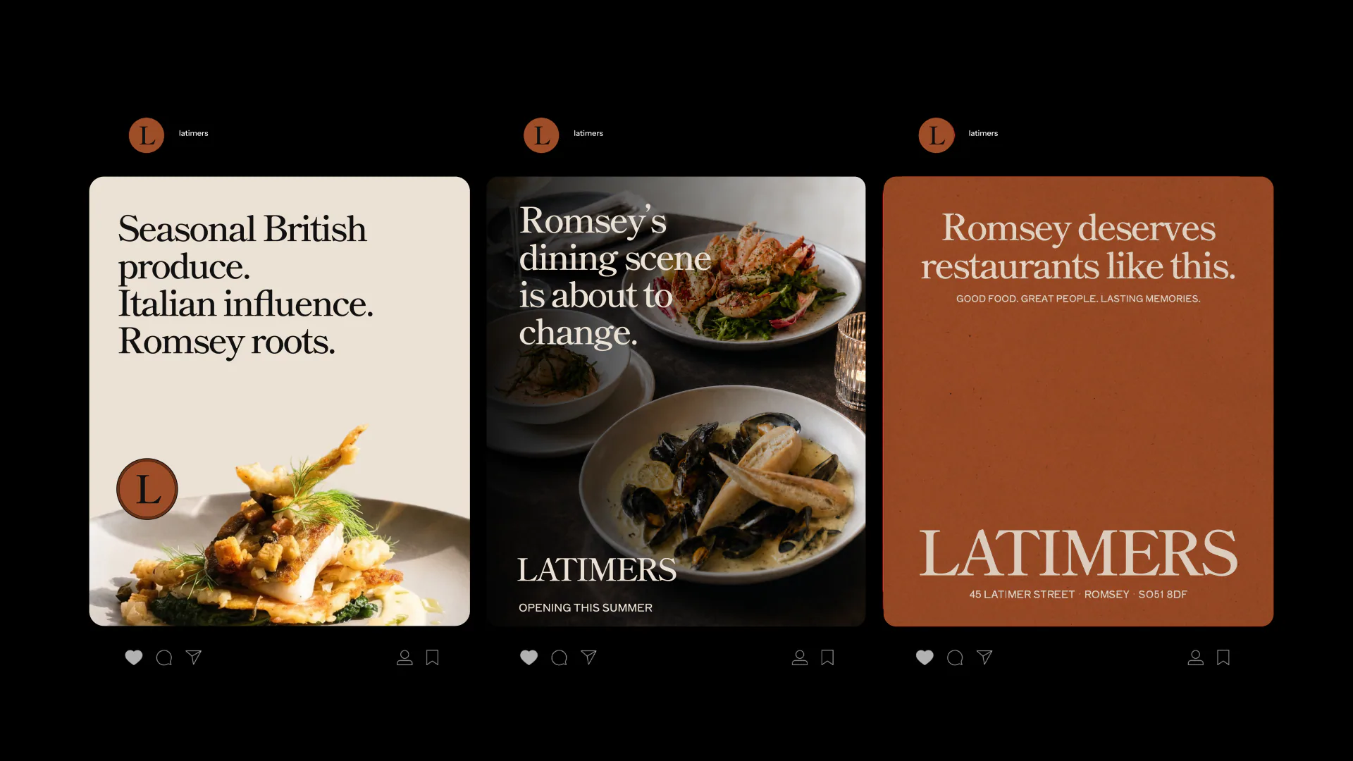 Latimers launch social media creatives