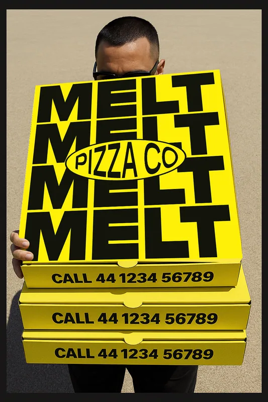 Melt Pizza — Packaging